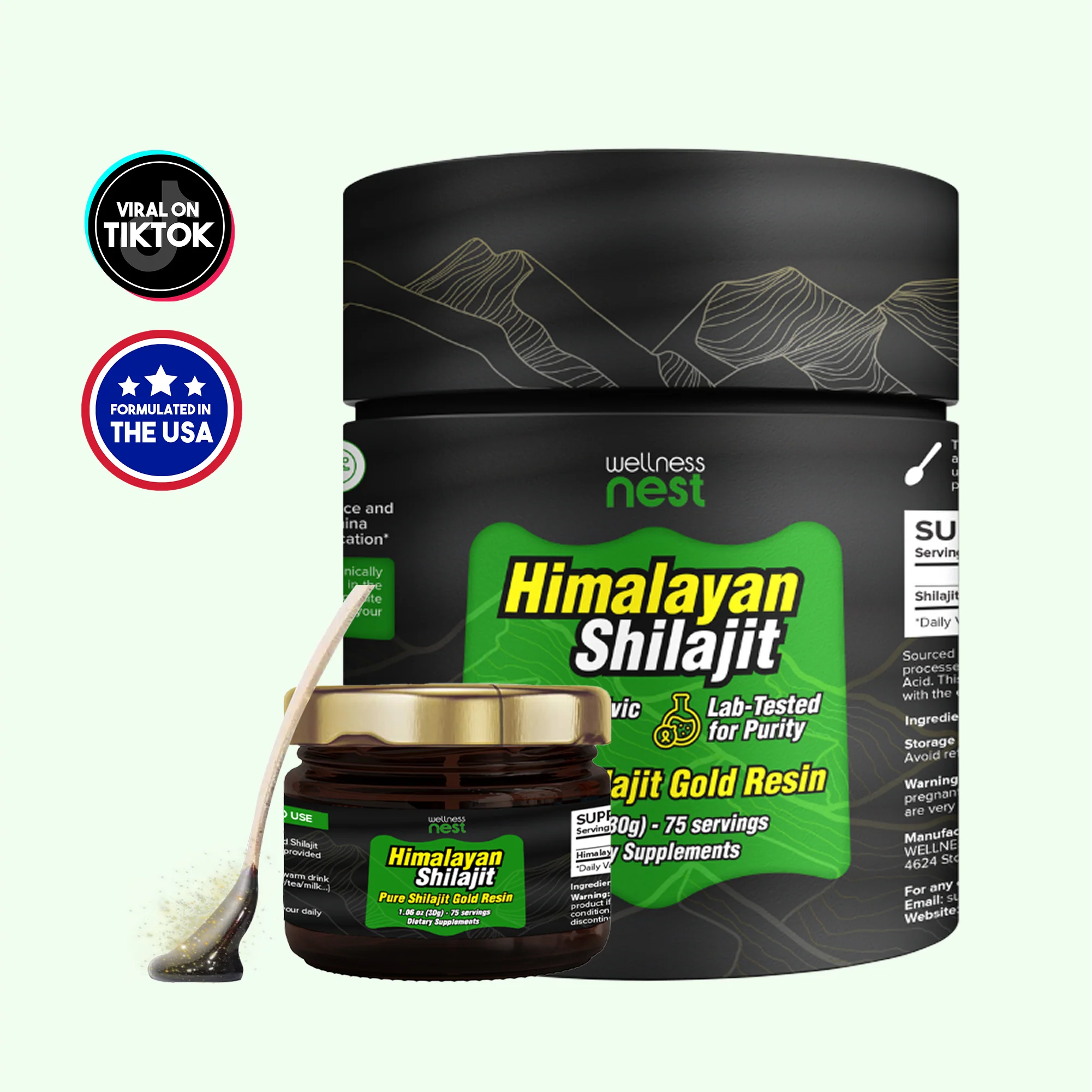 Καθαρή Χρυσή Ρητίνη Shilajit